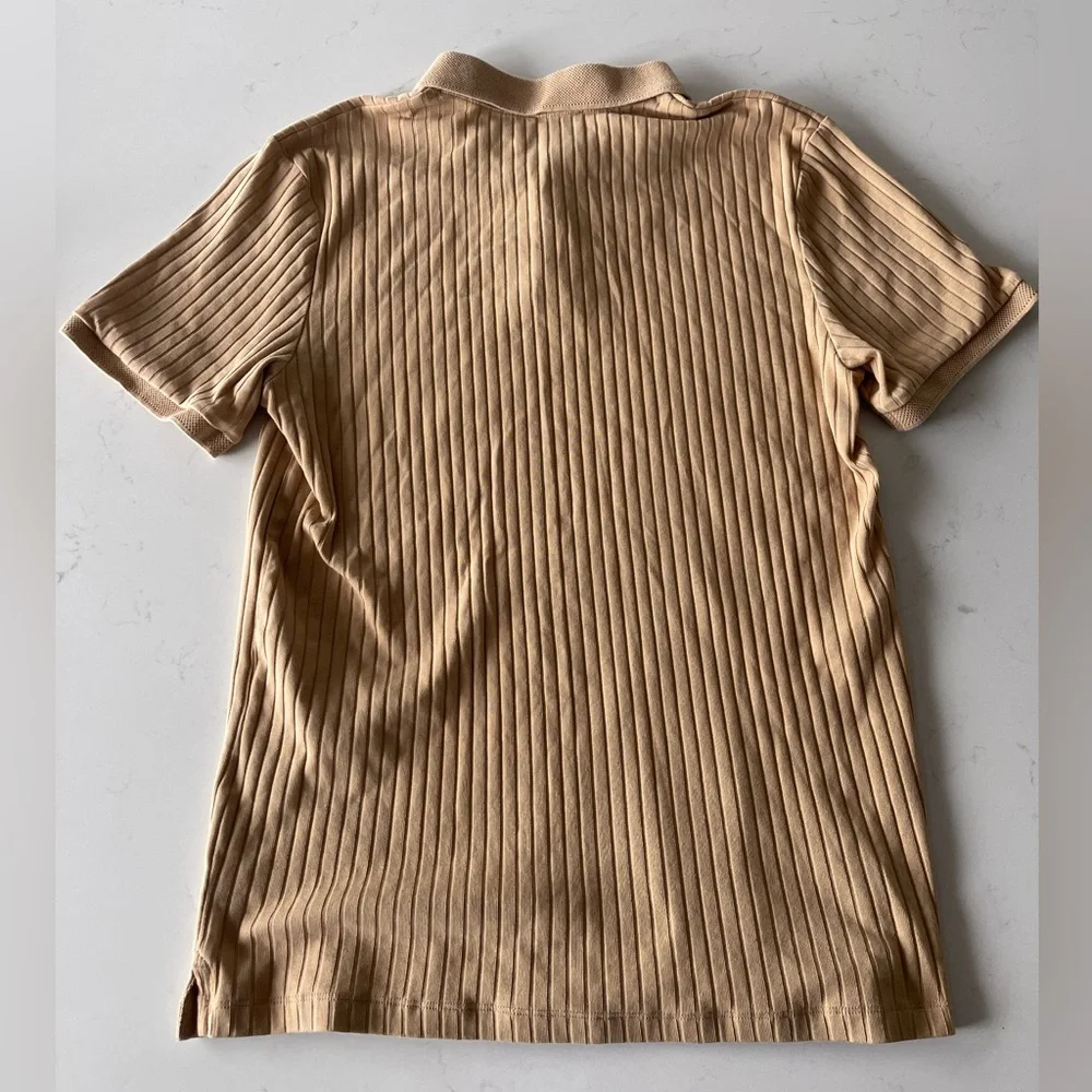 Simons Beige Ribbed Polo - Picture 6 of 6